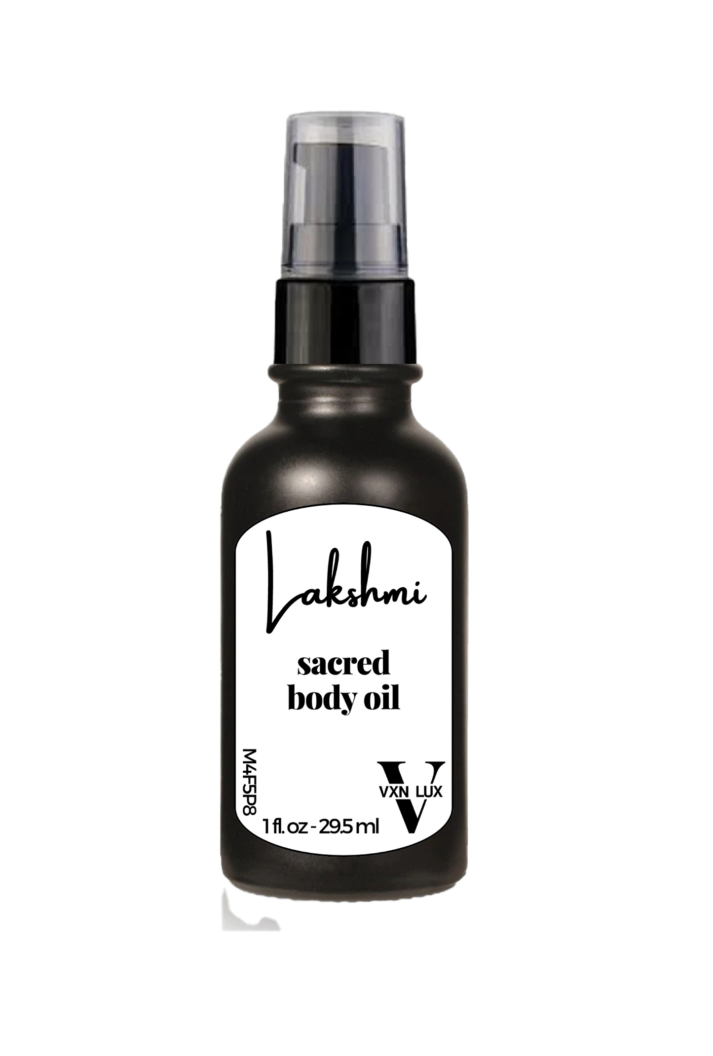 VXN LUX Lakshmi – Sacred Body Oil – Hydrating and Aromatic Oil with Hemp Seed, Argan, and Patchouli | 1 oz Travel Size | Vegan & Cruelty-Free