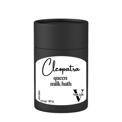 VXN LUX Cleopatra – Queen’s Milk Bath – Nourishing and Soothing Milk Bath Powder with Coconut Milk, Oat Flour, and Turmeric | 1.7oz/50g | Vegan & Cruelty-Free