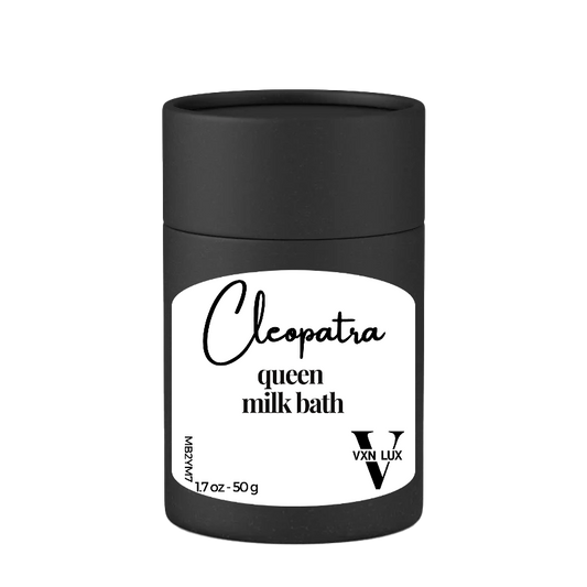 VXN LUX Cleopatra – Queen’s Milk Bath – Nourishing and Soothing Milk Bath Powder with Coconut Milk, Oat Flour, and Turmeric | 1.7oz/50g | Vegan & Cruelty-Free