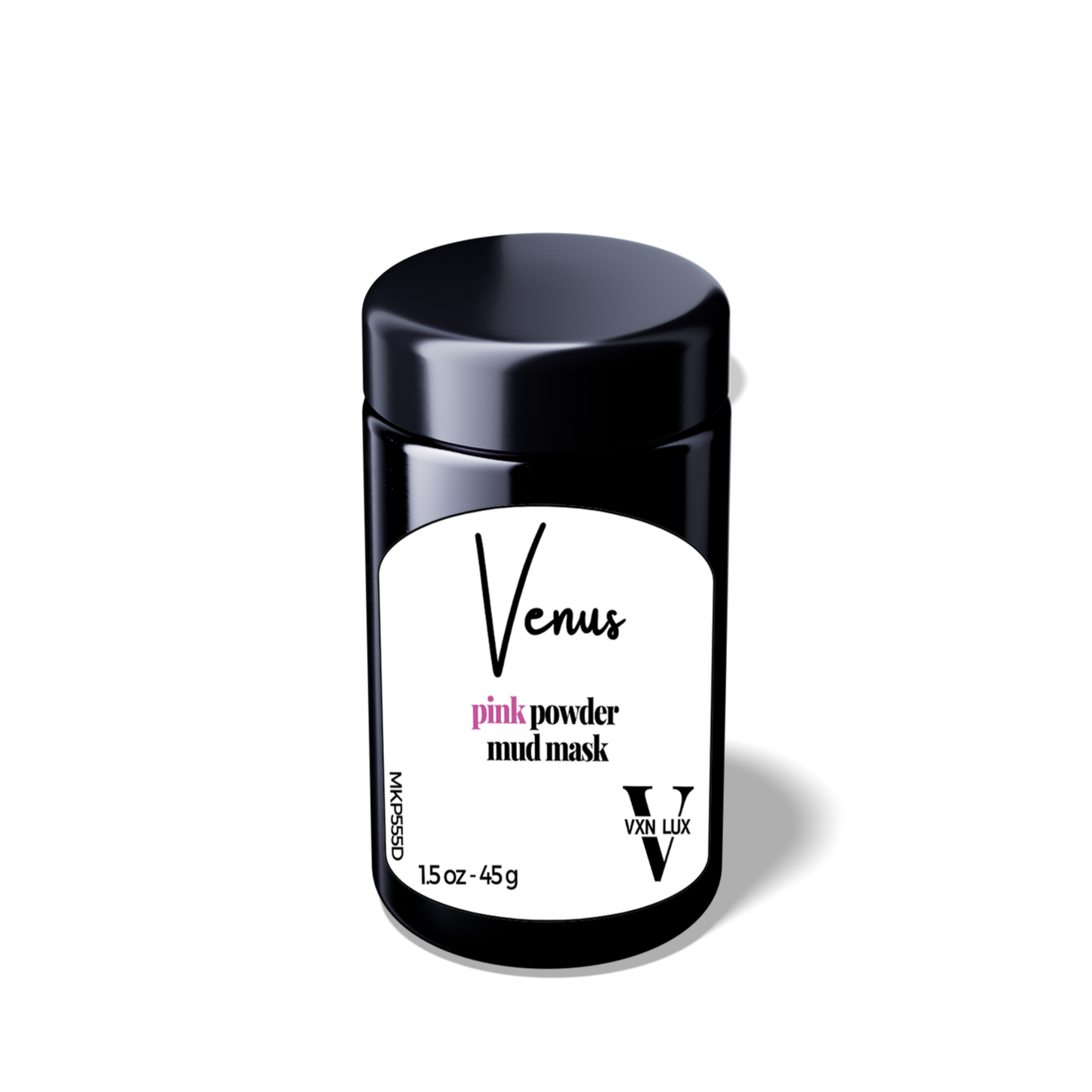 VXN LUX Venus – Pink Powder Mud Mask – Hydrating and Brightening Clay Mask with French Pink Clay and Mangosteen Extract | 100ml | Vegan & Cruelty-Free